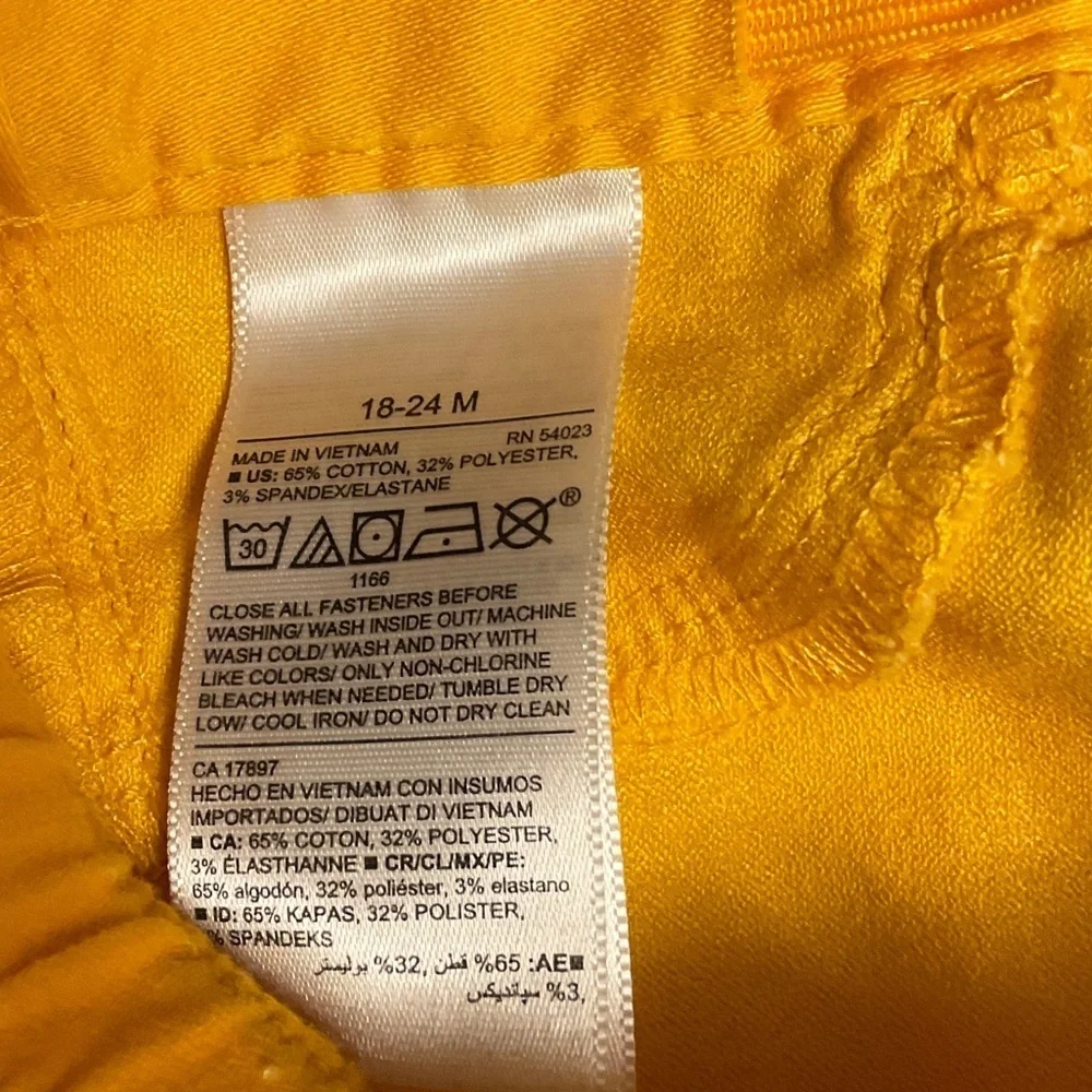 Old Navy Kids Yellow Jeans